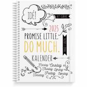 Burde 2025 25227000 Doodle I ugekalender A5 21,5x16cm 