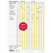 Mayland 2025-2026 26104000 ferievægkalender 30x100cm 