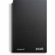 Mayland 2026 26220000 aftalekalender A4 31,8x23,5cm sort 