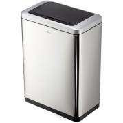 Durable NO TOUCH DUO affaldsspand 2x20ltr rustfrit st&aring;l 