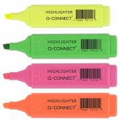 Q-connect tekstmarker 4 farver 