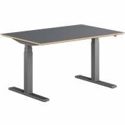 Pro hævesænkebord 80x120cm sortgrå antracit laminat 