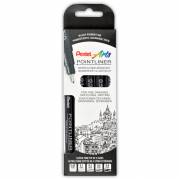 Pentel S20P fineliner 0,05-0,8mm sort 