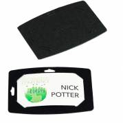 Durable navneskilt 54x90mm sort 