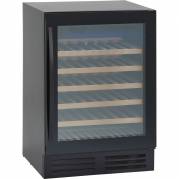 Scandomestic vink&oslash;leskab 1 zone 164L sort 