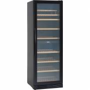 Scandomestic vink&oslash;leskab 2 zoner 461L tr&aelig;/sort 