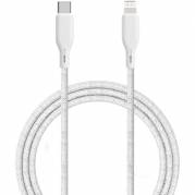 &Euml;ssentials Lightning/USB-C kabel 1,2m hvid 