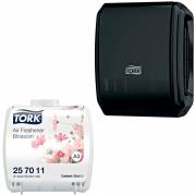 Tork Constant Airfreshener Blomst + gratis dispenser sort 