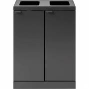 Bica Basic 871 affaldsstation 2x45L antracit 
