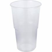 Plastglas Ø95x144mm 50cl klar 50stk 