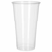 Plastglas &Oslash;95x107mm 30cl klar 50stk 