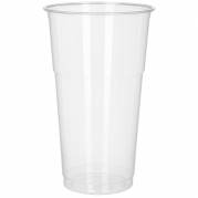 Plastglas &Oslash;95mm 50cl klar 50stk 
