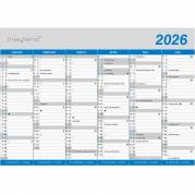 Mayland 2026 26058000 klassisk vægkalender A5 15x21cm 