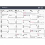 Mayland 2026 26059050 moderne vægkalender A4 21x29,6cm 