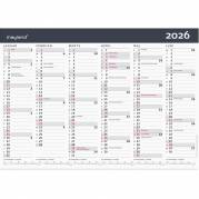 Mayland 2026 26063100 moderne vægkalender A3 29,6x42cm 