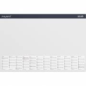 Mayland 2026 26137000 skriveunderlag m/årskalender 40x60cm hvid 