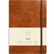 Burde 2026 26200630 Forma Deluxe ugekalender A5 21x14,9cm brun 