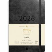 Burde 2026 26201400 Forma Deluxe ugekalender A6 sort 