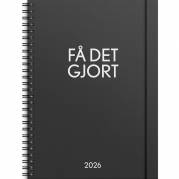 Burde 2026 26227300 Få Det Gjort ugekalender A5 21,5x16cm 