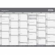 Mayland 2026 26268000 basic kontorkalender A4 21x29,6cm grå 