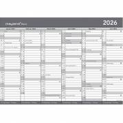 Mayland 2026 26268500 basic kontorkalender A3 29,8x42cm grå 