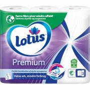 Lotus Premium køkkenrulle 3Lag hvid 