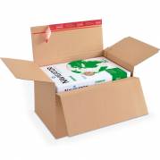 ColomPac Papkasse 445x315x180-300mm 3mm automatbund brun 