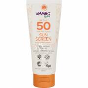 Bambo Nature solcreme SPF50 uden farve og parfume 100ml 