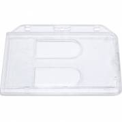 Kortholder til 2 kort klar frost 