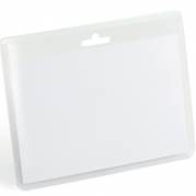 Durable navneskilt m/eurohul transparent 60x90mm 