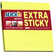 Stick'n Extra Sticky notes 76x76mm90ark neongul 