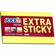 Stick'n Extra Sticky notes 76x127mm 90ark neon gul 