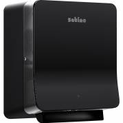Satino Sensor dispenser til h&aring;ndkl&aelig;deruller sort 