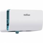 Satino Twin Roll Toiletpapir dispenser small hvid 