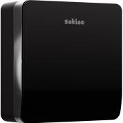 Satino Jumbo toiletpapir dispenser L sort 