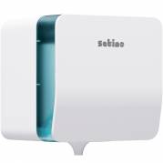 Satino Centerfeed Dispenser Plus til h&aring;ndkl&aelig;deruller hvid 