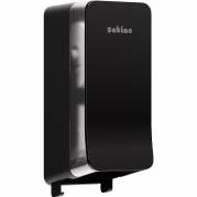 Satino Twin Roll toiletpapir dispenser sort 