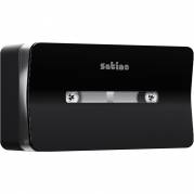 Satino Jumbo Twin toiletpapir dispenser sort 
