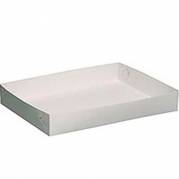 Sm&oslash;rrebr&oslash;ds&aelig;ske fold selv 445x320x65mm hvid pk/100stk 