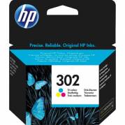 HP 302  F6U65AE Flerfarvet bl&aelig;kpatron 150 sider