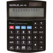 MAUL MTL 700 bordregner 12-cifre LCD-sk&aelig;rm sort 