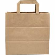 Papirb&aelig;repose take-away 11L 80g 260x170x250mm brun 