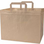 Papirb&aelig;repose take-away 17L 80g 340x170x250mm brun 