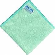 Eco-Tex Soft mikrofiberklud 32x32cm gr&oslash;n 10stk 