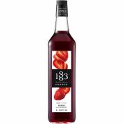 1883 sirup jordb&aelig;r glasflaske 1L 