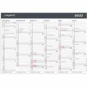 Mayland 27059050 moderne v&aelig;gkalender A4 