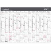 Mayland 27063300 moderne v&aelig;gkalender 1x13mdr A3 