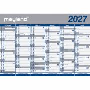 Mayland 27064000 2x6mdr v&aelig;gkalender i r&oslash;r 70x100cm 