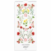 Mayland 27066110 blomster v&aelig;gkalender 19x43cm 