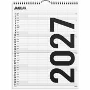 Mayland 27066550 Black & White v&aelig;gkalender 5 kolonner A3 